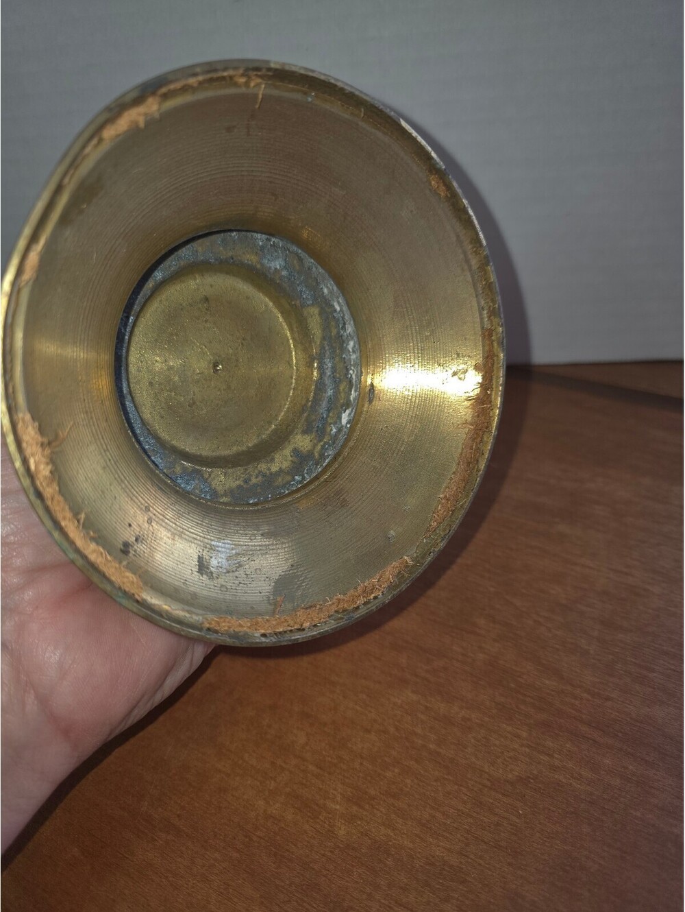 Vintage solid brass candlestick - Picture 4 of 7